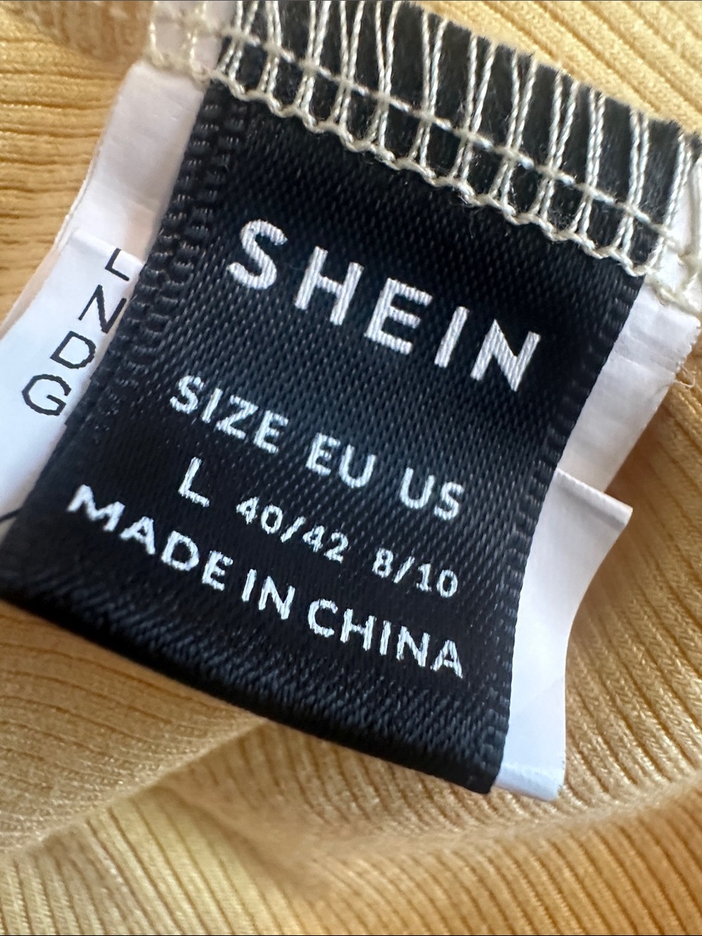 Adjustable Yellow Spaghetti Strap Sundress bodycon size large - Picture 5 of 5